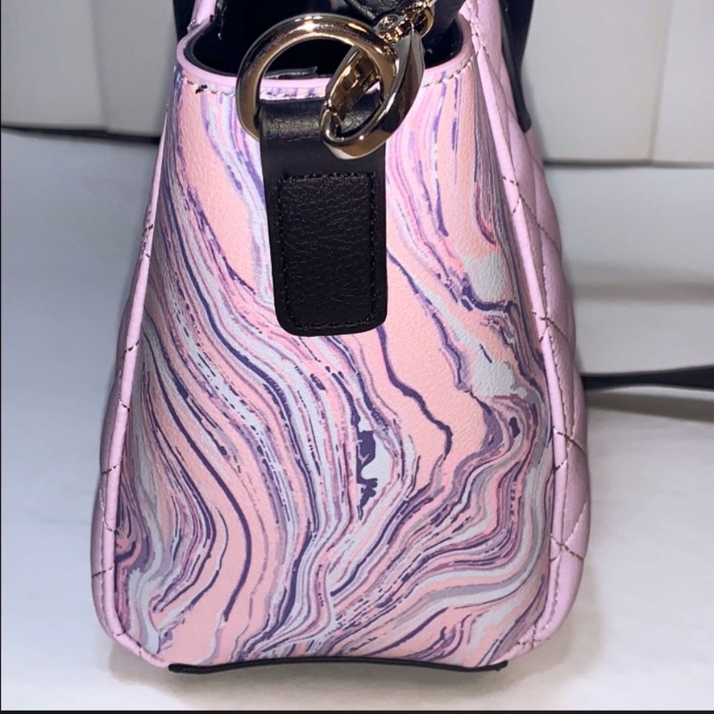 NWT Betsey Johnson quilted tye dye satchel bag - Picture 1 of 7